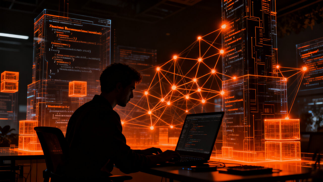 Desarrollador analizando código del kernel de Linux con asistencia de inteligencia artificial para mejorar la calidad de software.
