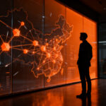 Emprendedor analizando un mapa de crecimiento empresarial, representando el modelo de bootstrapping y validación de mercado en startups.