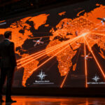 Nueve startups de defensa de Madrid en el evento NATO Edge 2026, representando la innovación tecnológica y licitaciones internacionales.