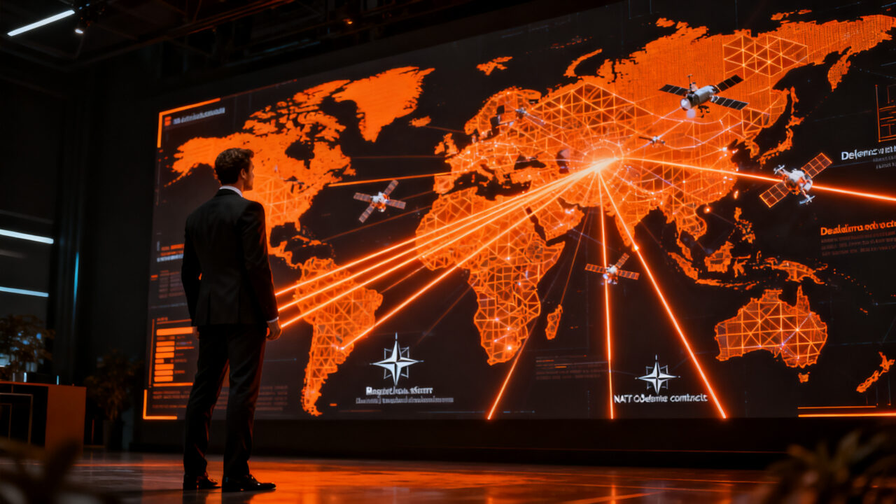 Nueve startups de defensa de Madrid en el evento NATO Edge 2026, representando la innovación tecnológica y licitaciones internacionales.