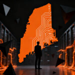 Debate sobre data centers de IA y regulación tecnológica en la carrera al Senado de Maine, impacto en startups.