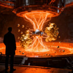 Startup Marathon Fusion logrando transmutación nuclear para crear oro estable en laboratorio de alta tecnología.
