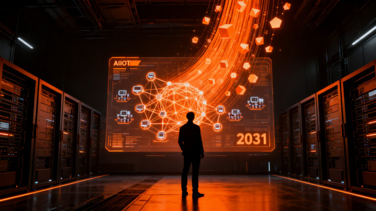 Crecimiento del mercado AIoT y edge computing, representando el futuro de la transformación digital para startups.