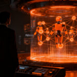 Agentes de IA autónomos de Meta Muse Wonder, representando la evolución de la inteligencia artificial frontera y la automatización empresarial.