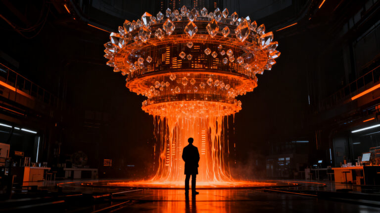 Visualización conceptual del modelo de IA Meta Muse Wonder con capacidad de 1M de tokens y agentes inteligentes.