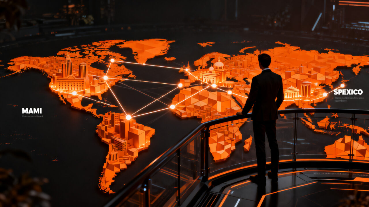 Estrategia de expansión internacional para startups: concepto de escalabilidad operativa y soft landing entre mercados globales.