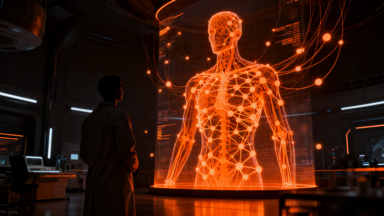 Comparativa de precisión entre inteligencia artificial y médicos en diagnósticos clínicos, representando el futuro de la tecnología de Microsoft en salud.