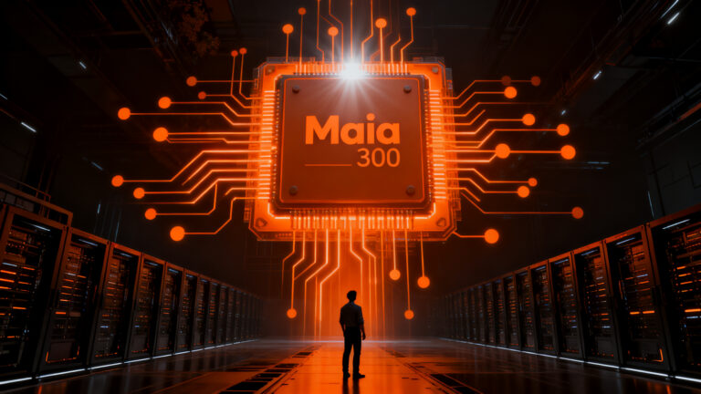 Chip de inferencia Microsoft Maia 300 transformando la infraestructura de IA en Azure y reduciendo costos para startups.