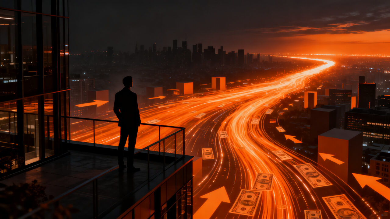 Migración de riqueza y capital hacia Florida, representando el cambio en las tendencias económicas de los Estados Unidos para startups.