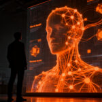 Startup Mirror Particle prediciendo el comportamiento humano mediante inteligencia artificial en el evento TechCrunch Disrupt.