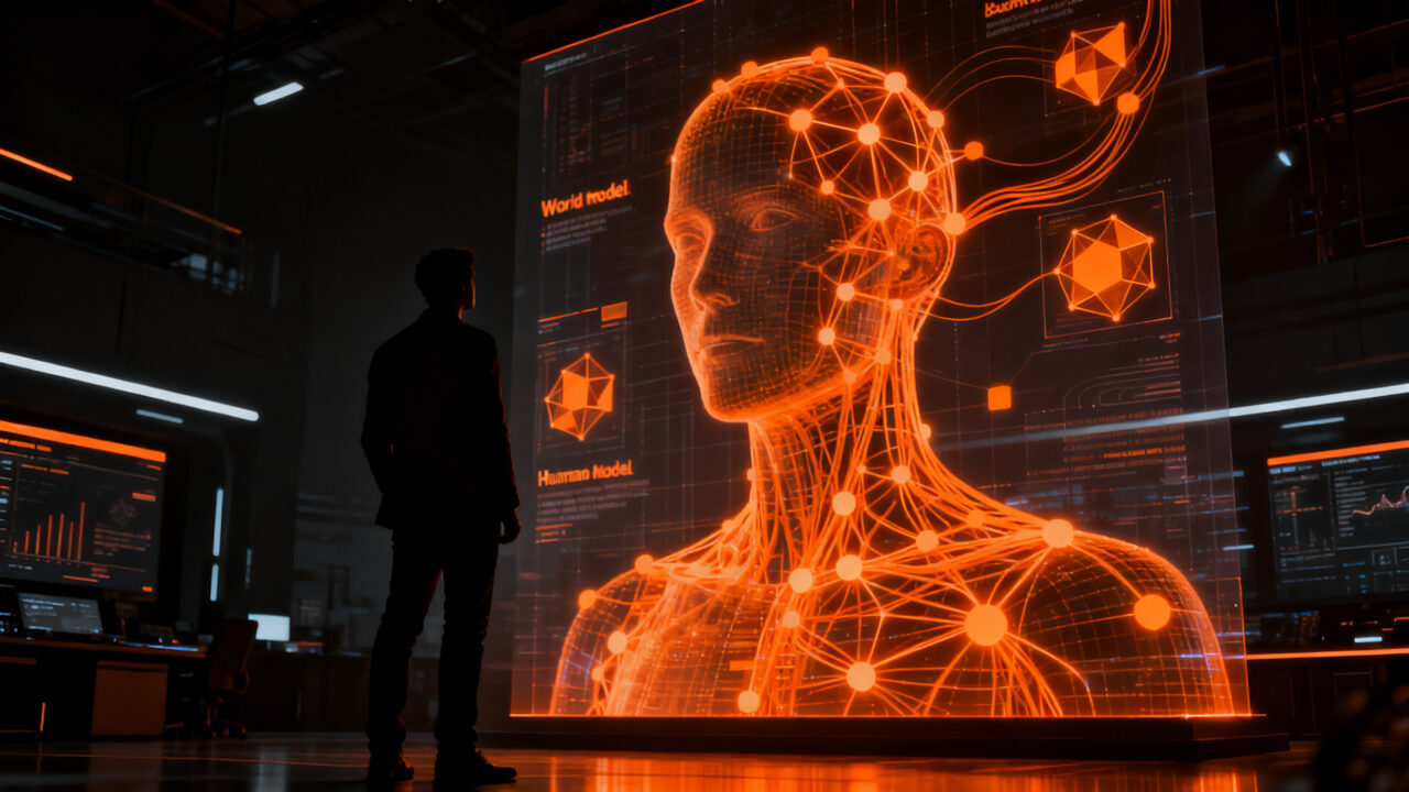 Startup Mirror Particle prediciendo el comportamiento humano mediante inteligencia artificial en el evento TechCrunch Disrupt.