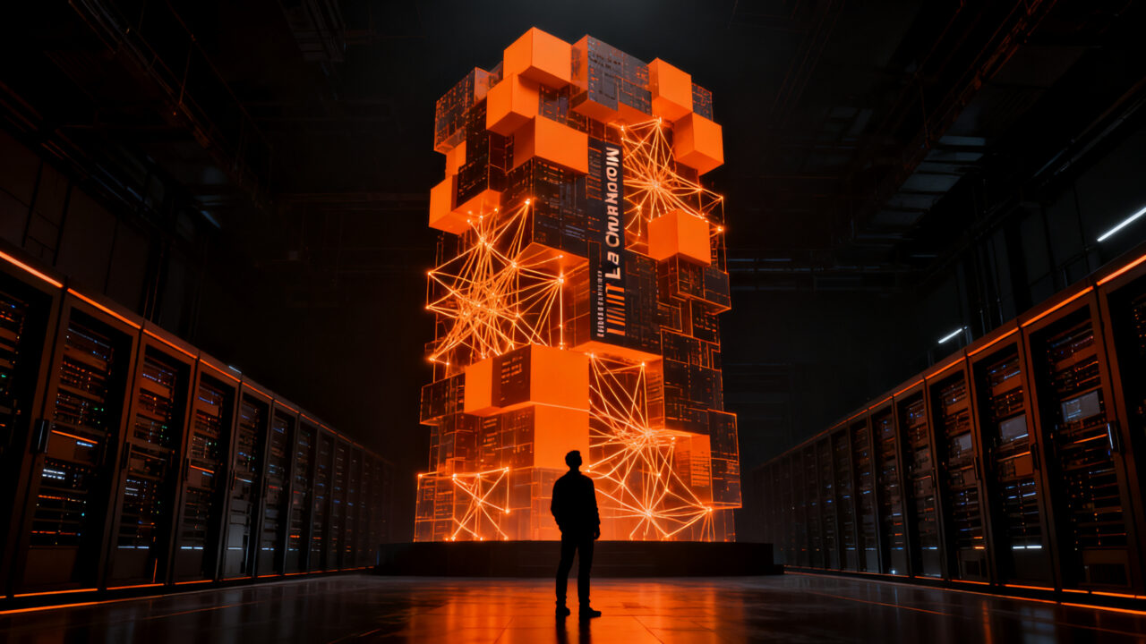 Modelo de inteligencia artificial Mistral Le Chonk, representando la soberanía tecnológica europea en IA open-source.