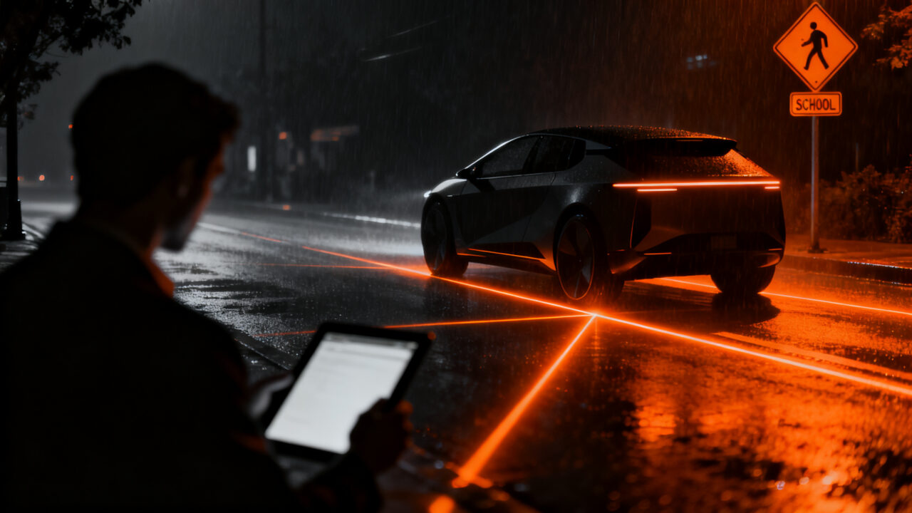Investigación de la NHTSA sobre la seguridad de los robotaxis de Tesla y los desafíos en la conducción autónoma.