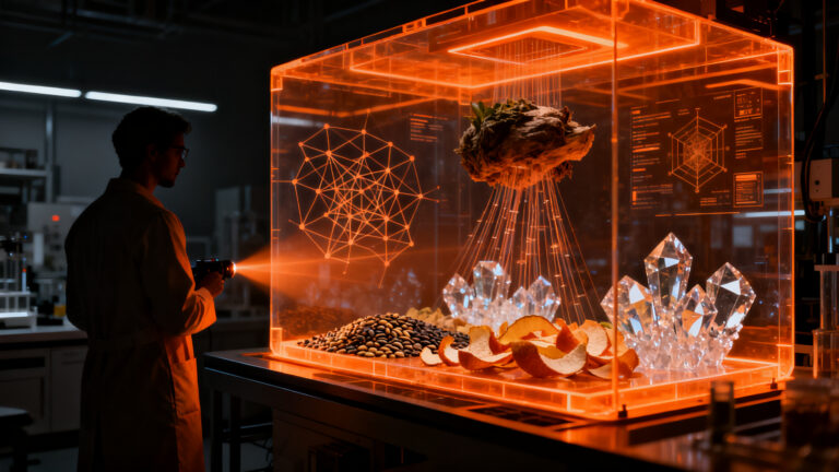 Innovación tecnológica con IA aplicada al upcycling alimentario en Chile, transformando residuos industriales en nuevos ingredientes.