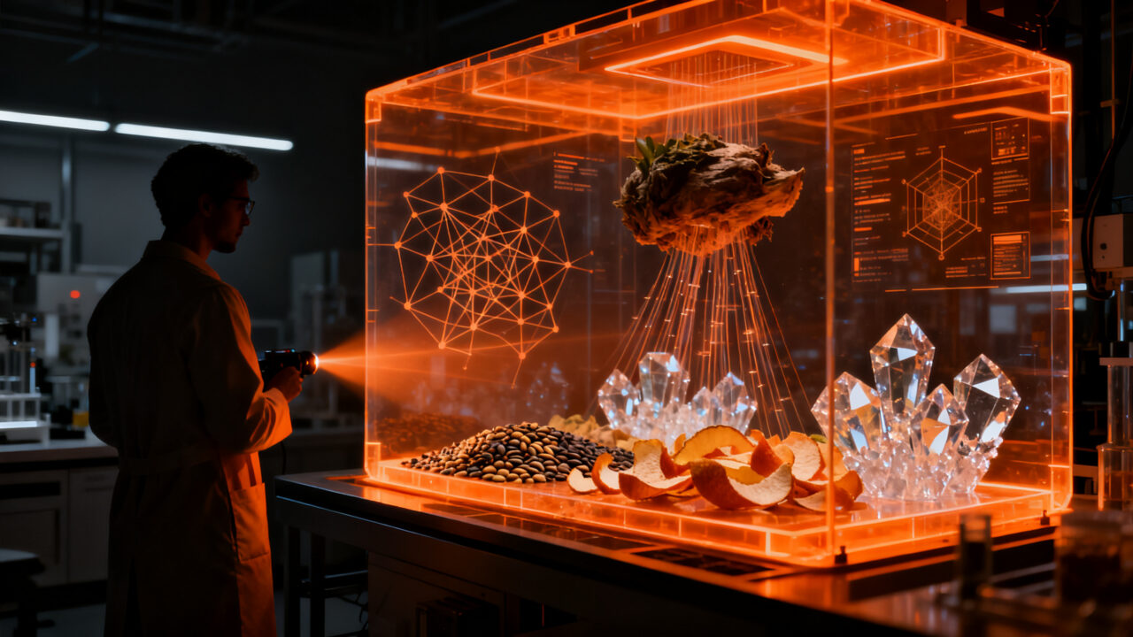 Innovación tecnológica con IA aplicada al upcycling alimentario en Chile, transformando residuos industriales en nuevos ingredientes.