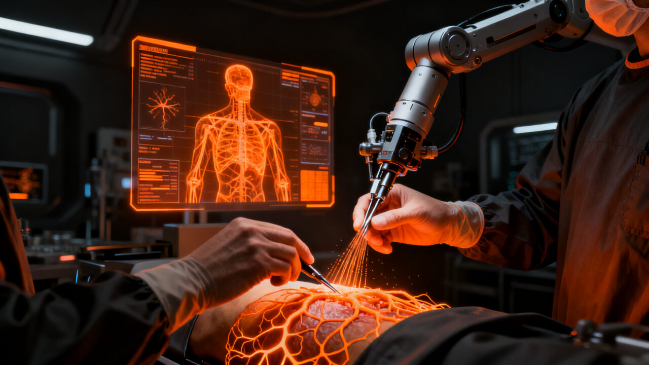 Simulador quirúrgico de NVIDIA Cosmos3-H-Dreams funcionando con IA generativa en una sola GPU para robótica médica.