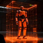 Sistema de seguridad Nvidia Halos para robots humanoides y tecnología de IA física en el sector robótico.