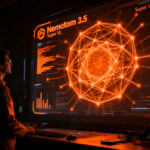 Especialista analizando datos complejos de IA multimodal con el nuevo modelo NVIDIA Nemotron 3.5 Super VL.