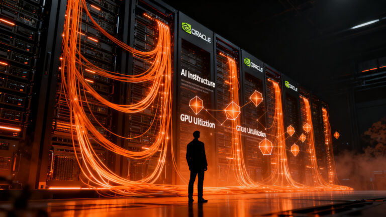 Infraestructura de IA de alto rendimiento con Nvidia y Oracle Cloud, escalabilidad para startups tecnológicas.