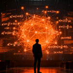 Investigador analizando pruebas matemáticas generadas por IA, representando el debate entre OpenAI y la comunidad científica sobre el rigor y la transparencia.