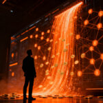 Pagos de agentes IA mediante protocolo x402 y stablecoins, representando la evolución de los micropagos autónomos en la economía digital.