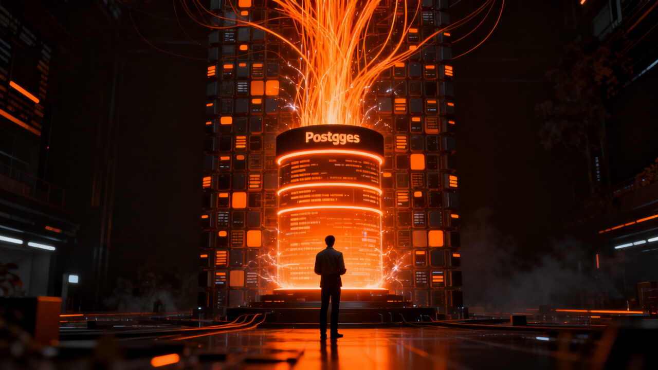 Optimización de búsqueda full-text en Postgres con ParadeDB superando a PlanetScale TIN, representando la evolución de la infraestructura de datos.