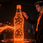 Estratega de marketing digital utilizando IA avanzada para potenciar la marca Ramazzotti en un entorno tecnológico.