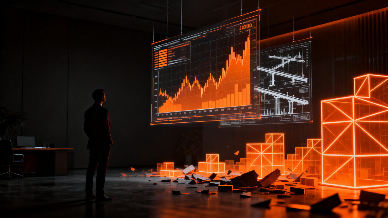 Economista analizando gráficos de inversión pública y datos macroeconómicos en Perú frente a la inflación.