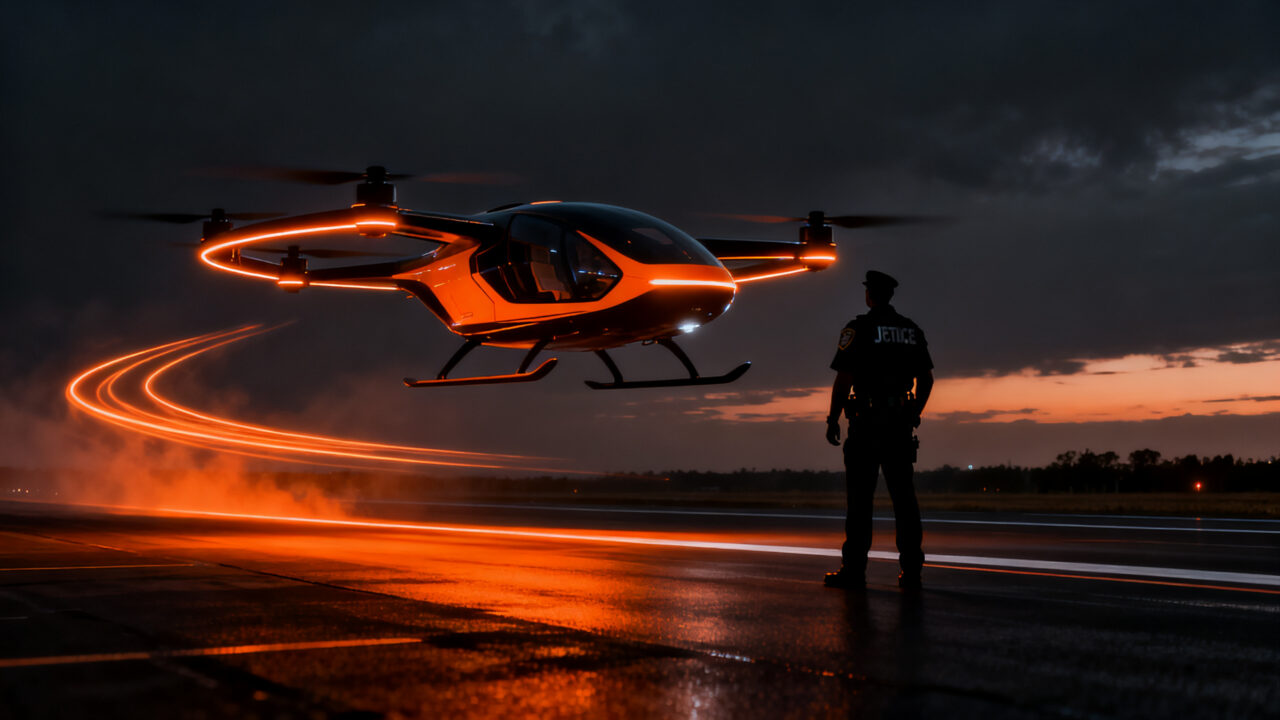 Policía de Florida integra un Jetson ONE, el primer eVTOL policial en Estados Unidos para movilidad aérea avanzada.