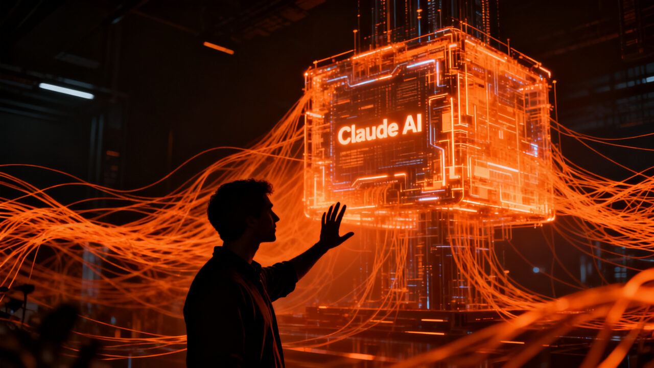 Representación conceptual de seguridad e integridad en la interacción humano-IA, reflejando la nueva política de Anthropic sobre Claude.