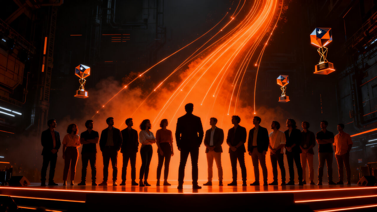 Ganadores del Premio Emprende BancoEstado, celebrando el crecimiento de MiPymes y startups innovadoras en Chile.