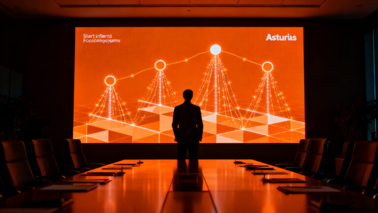 Finalistas de los Premios Empresa del Año compitiendo por el reconocimiento como mejor startup asturiana del ecosistema emprendedor.