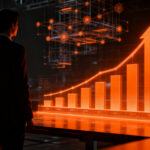 Trabajador analizando datos de productividad en pyme para cerrar la brecha económica y aumentar el PIB en Chile.