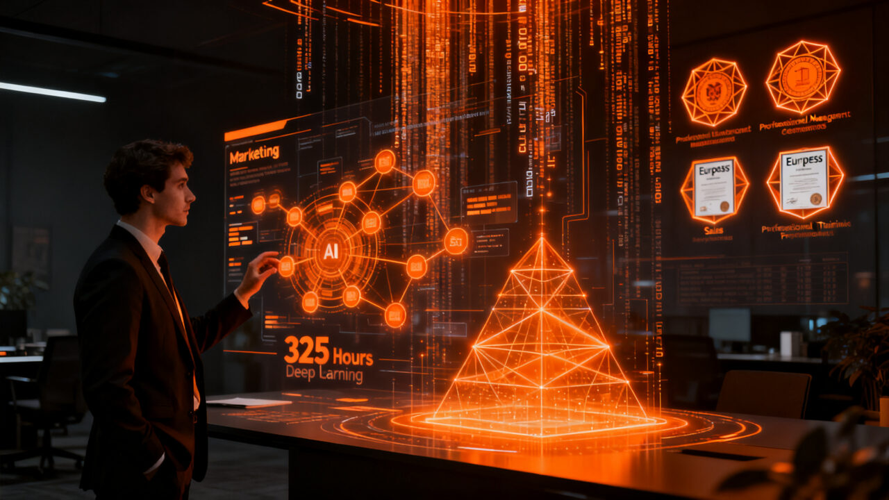 Formación profesional avanzada en IA aplicada a roles ejecutivos para la transformación digital en España.
