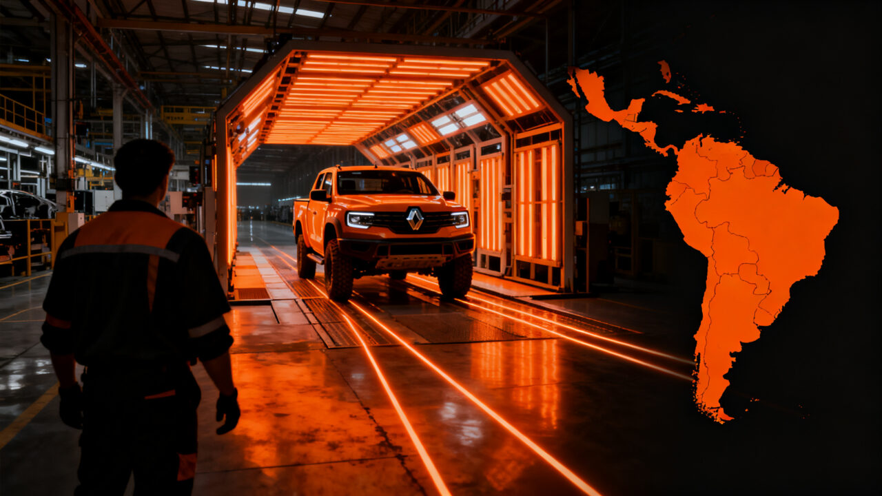 Producción de la pick-up Renault Niagara en la planta Santa Isabel en Córdoba para exportación a 19 países.