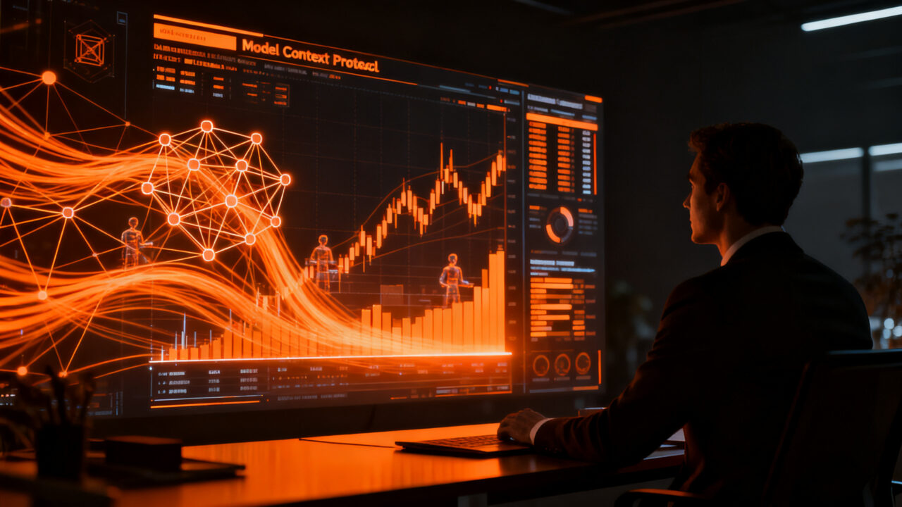 Agentes de IA de Robinhood operando trading automatizado en mercados financieros digitales.