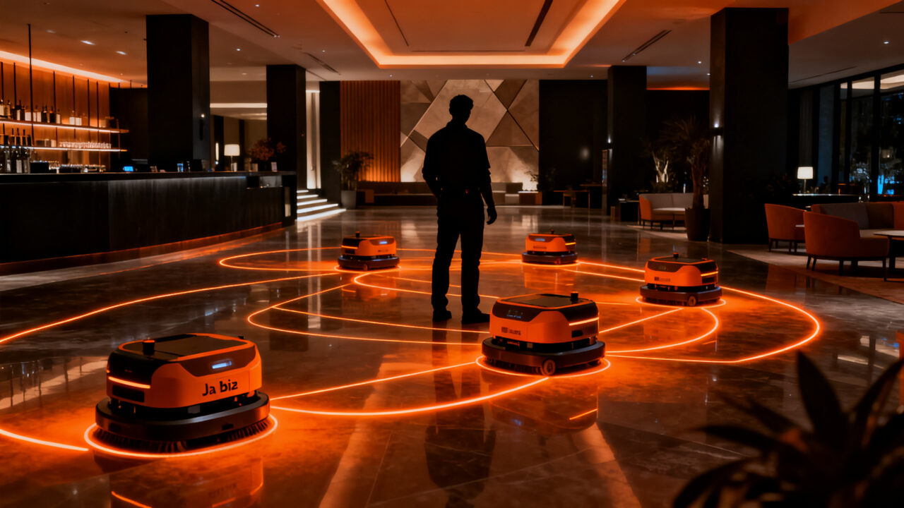 Alianza entre Netibiza e Ibosim para implementar robots de limpieza automatizados en Ibiza, mejorando la eficiencia operativa mediante robótica de servicio.