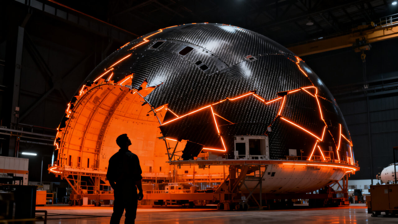 Retraso del cohete Neutron de Rocket Lab hasta 2027 debido a fallos estructurales en los domos de composite.