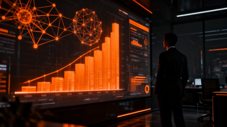 Resultados financieros de Banco Santander y el impacto de la inteligencia artificial en la eficiencia operativa.