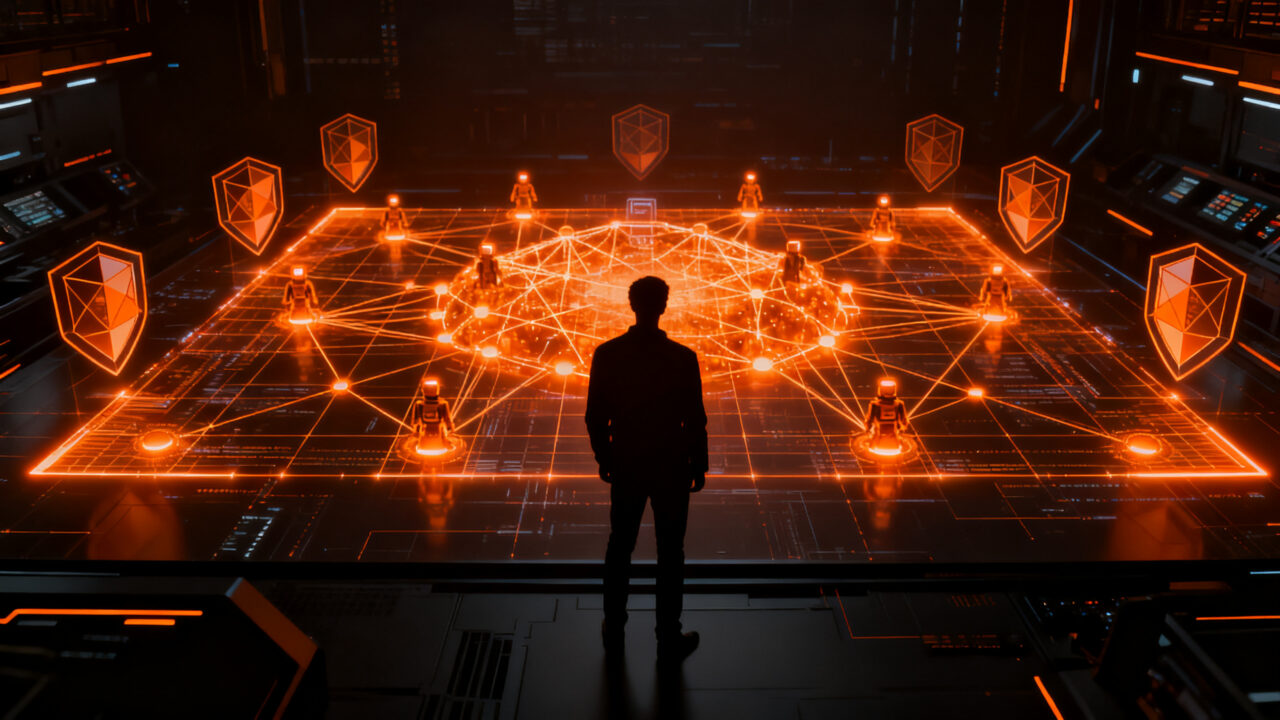 Guardian Agents de Microsoft vigilando redes de IA para garantizar la seguridad empresarial en startups.