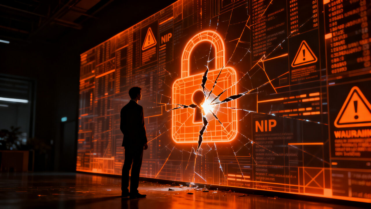 Seguridad en seguros digitales: una silueta analizando riesgos de fraude cibernético y la importancia de proteger el NIP.