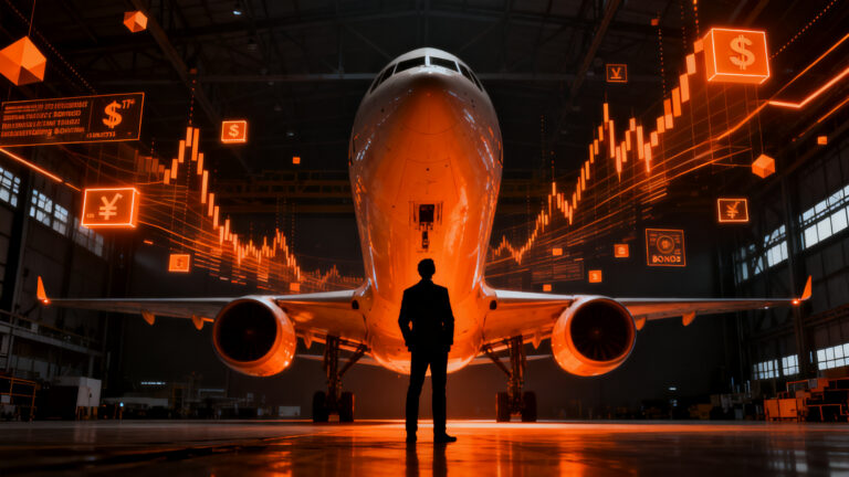 Financiamiento de Sky Airline mediante bonos securitizados en un contexto de análisis financiero de Moody's.