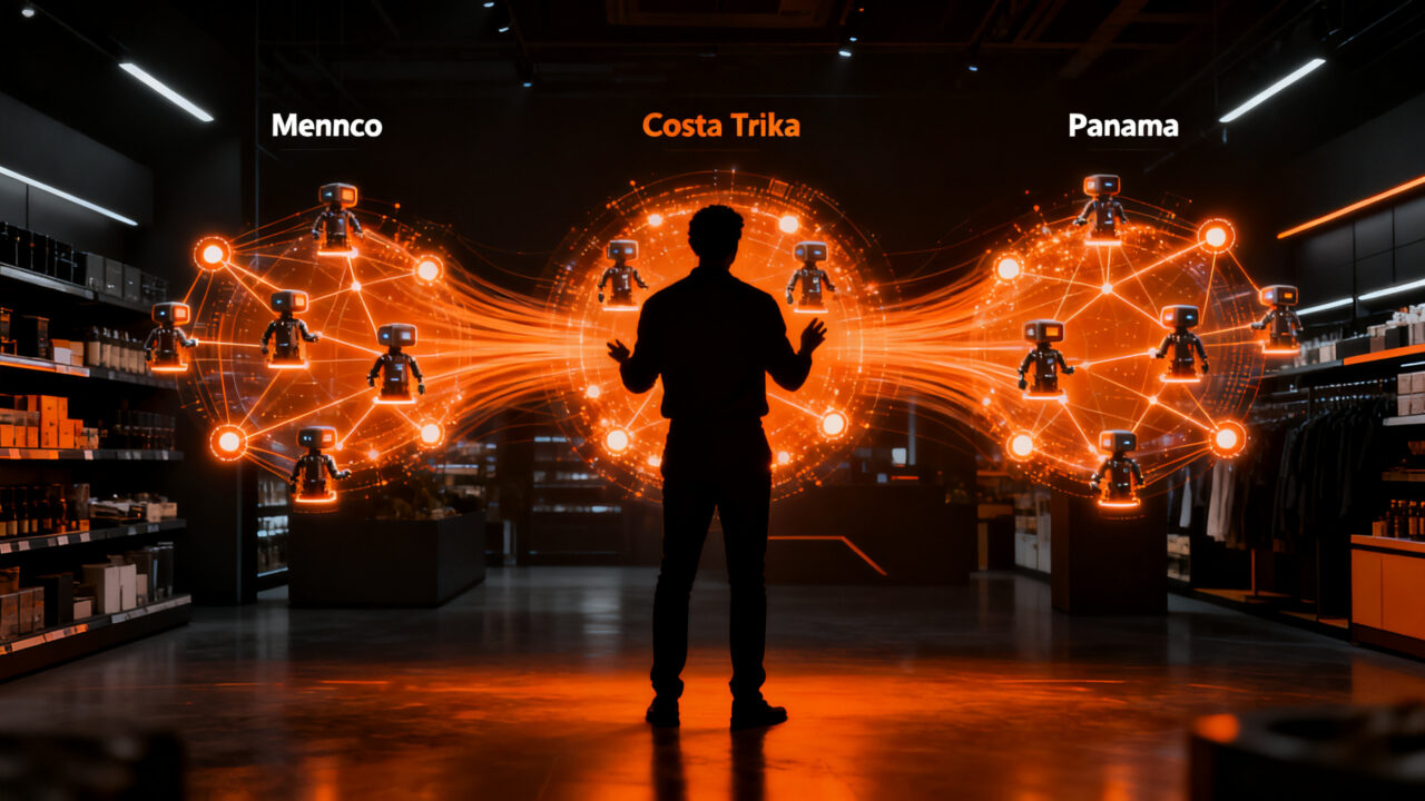 Sofía, startup de retail gestionada por agentes de IA operando en múltiples ciudades latinoamericanas.