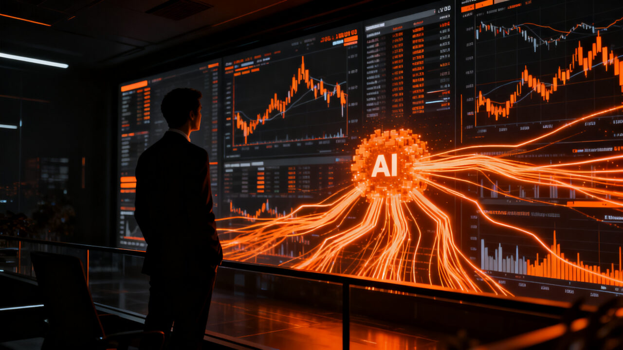 Rotación de mercado en el S&P 500: inversores institucionales ajustando posiciones frente a la inteligencia artificial y volatilidad.