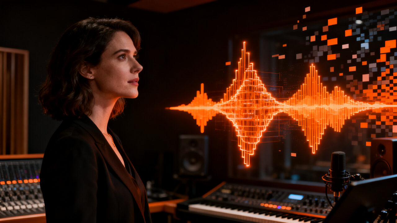 Kakul Srivastava, CEO de Splice, defendiendo la autenticidad humana frente a la inteligencia artificial en la creación musical.