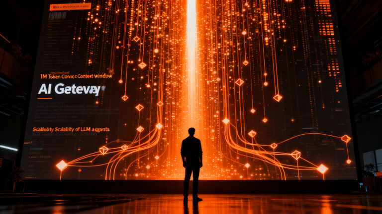 Integración de Step 5 Preview en Vercel AI Gateway, representando el procesamiento masivo de datos e inteligencia artificial.