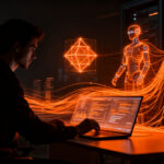 Desarrollador trabajando con agentes de IA y Supabase Select 2026 para automatizar el backend de aplicaciones.