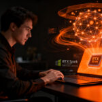 Microsoft Surface Laptop Ultra con agentes de IA ejecutándose localmente mediante Microsoft Execution Containers.