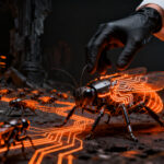 Startup de biorrobótica desarrollando cucarachas cyborg con inteligencia artificial para misiones de espionaje en zonas inaccesibles.