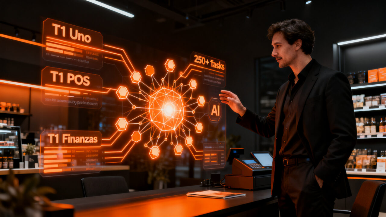 Lanzamiento de T1 Uno, la inteligencia artificial integral con POS y finanzas para negocios en México.
